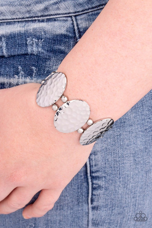 Radial Reflections (Silver Bracelet) by Paparazzi Accessories