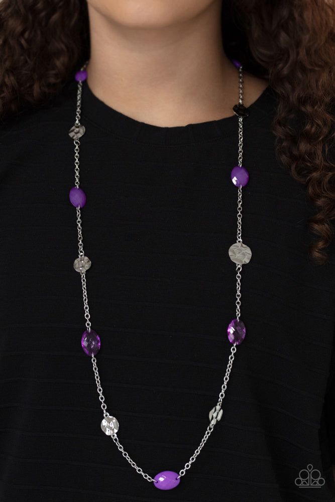 Glossy Glamorous (Purple Necklace) by Paparazzi Accessories