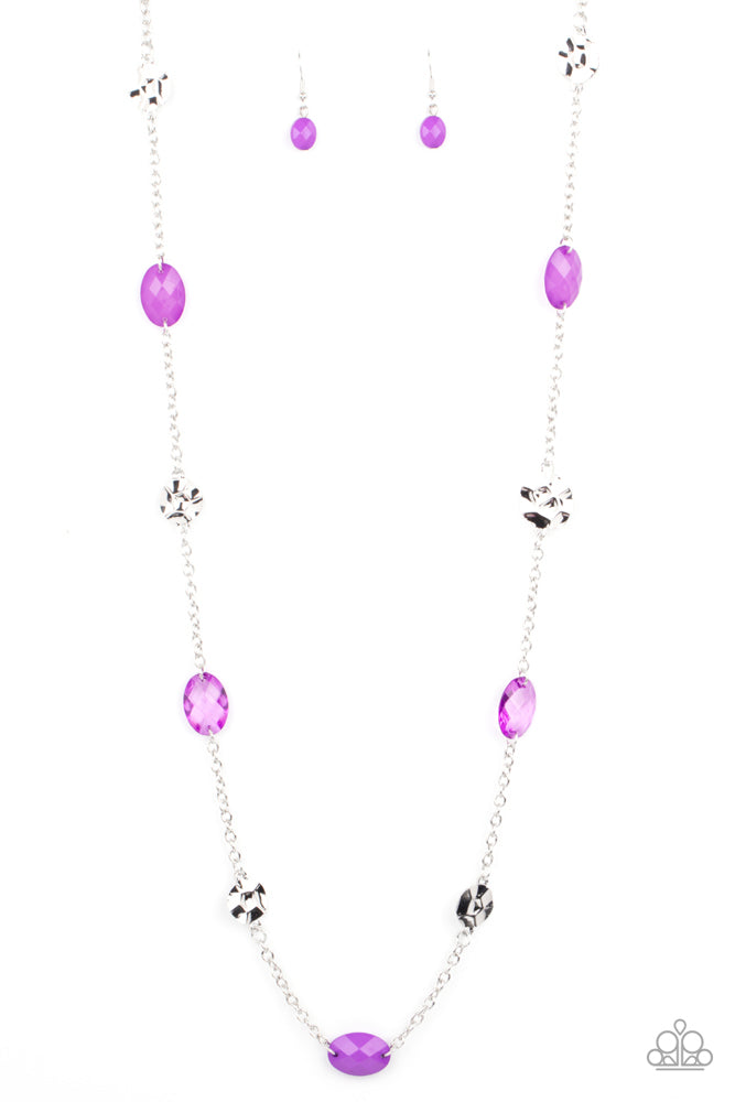 Glossy Glamorous (Purple Necklace) by Paparazzi Accessories