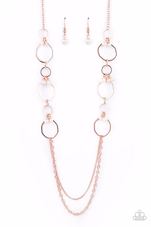 Ante Upscale (Copper Necklace) by Paparazzi Accessories