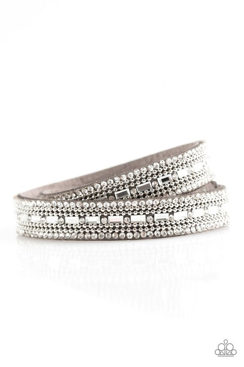Shimmer And Sass (Silver Bracelet) by Paparazzi Accessories