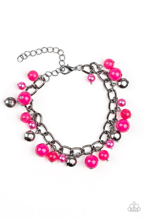 Hold My Drink (Pink Bracelet) by Paparazzi Accessories