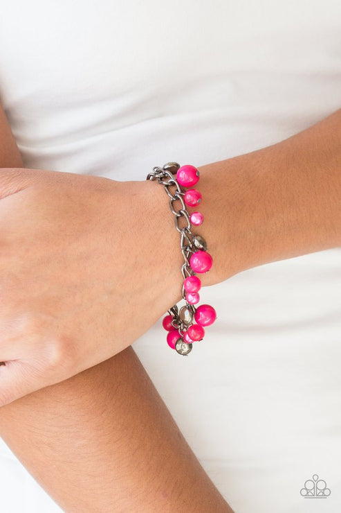 Hold My Drink (Pink Bracelet) by Paparazzi Accessories