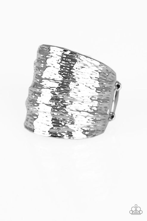 Paleo Patterns (Silver Ring) by Paparazzi Accessories