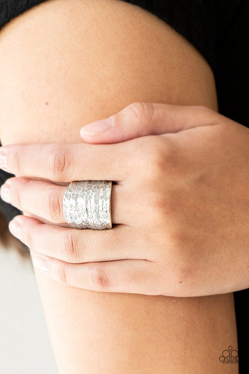 Paleo Patterns (Silver Ring) by Paparazzi Accessories