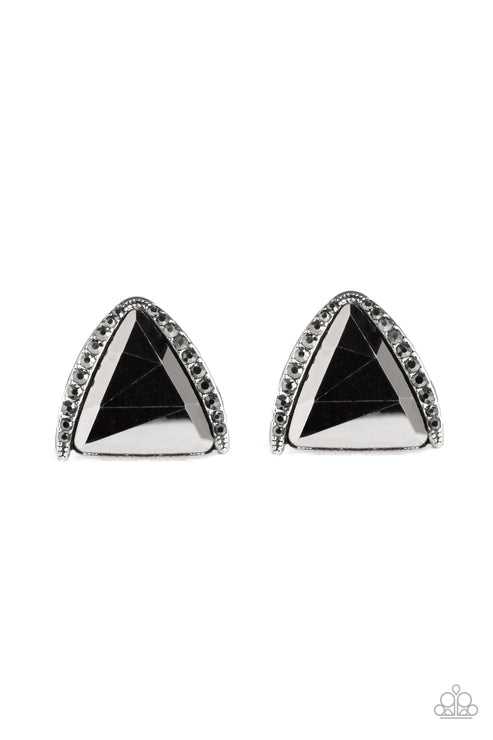 Exalted Elegance (Silver Earrings) by Paparazzi Accessories