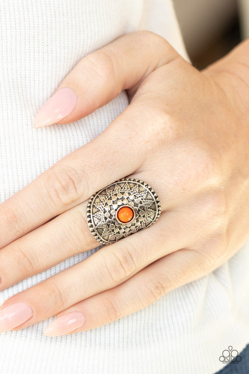 Mohave Rays (Orange Ring) by Paparazzi Accessories