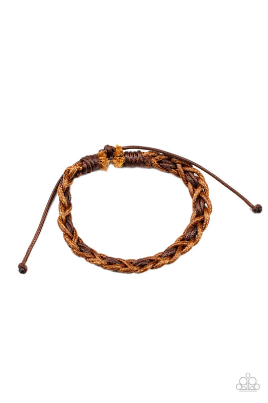 Wanderlust Vibes (Brown Bracelet) by Paparazzi Accessories