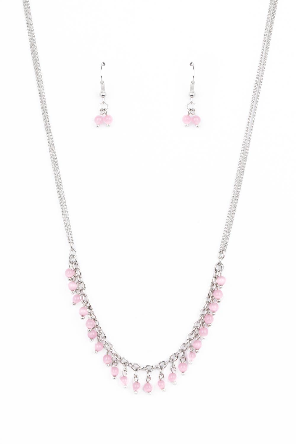 Dew A Double Take (Pink Necklace) by Paparazzi Accessories