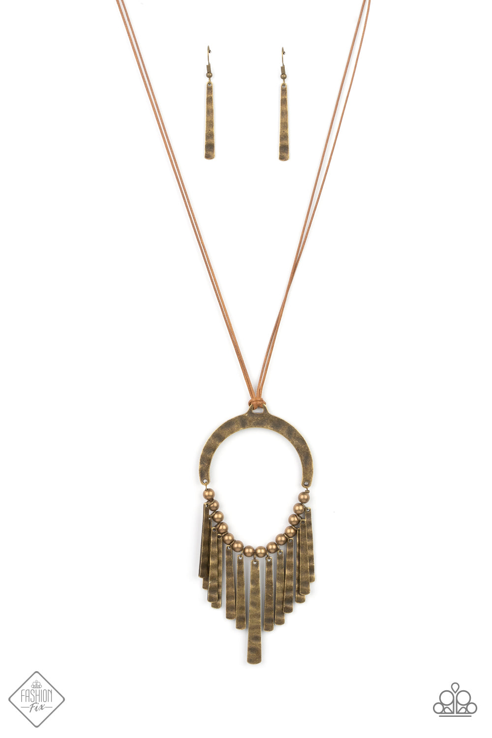 You Wouldn't Flare (Brass Necklace) by Paparazzi Accessories