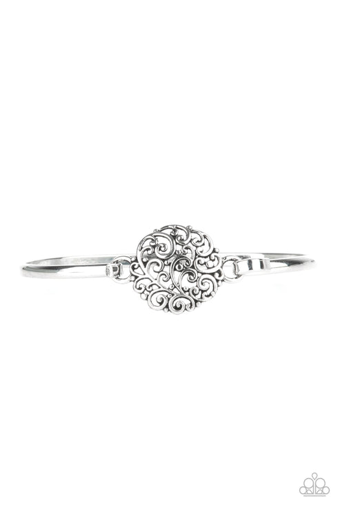 Filigree Fiesta (Silver Bracelet) by Paparazzi Accessories