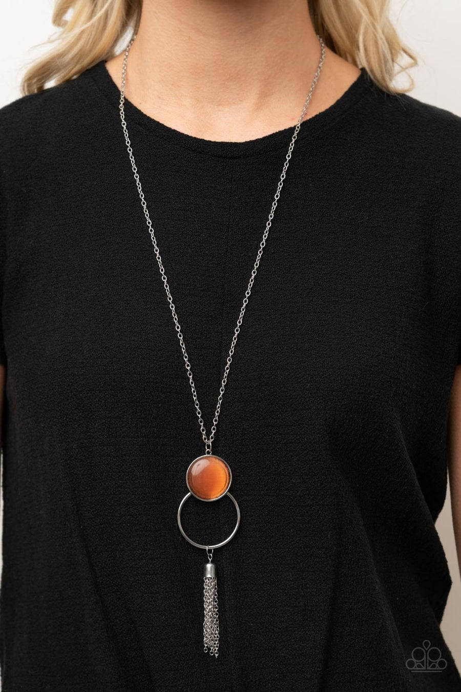 Nice To Glow You (Orange Necklace) by Paparazzi Accessories