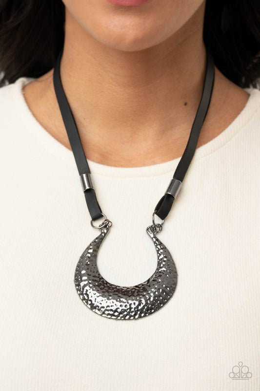 Majorly Moonstruck (Black Necklace) by Paparazzi Accessories