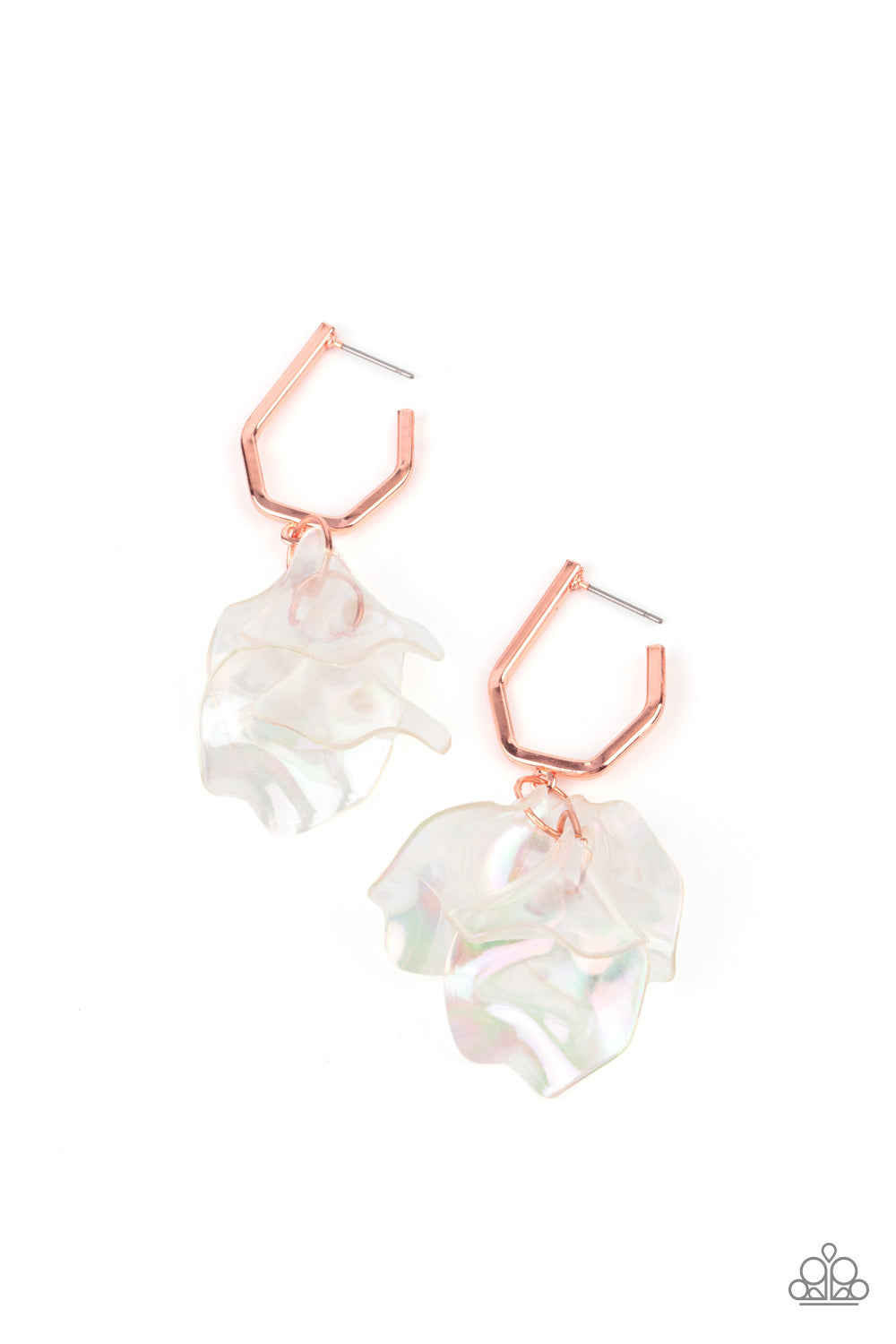 Jaw-Droppingly Jelly (Copper Earrings) by Paparazzi Accessories