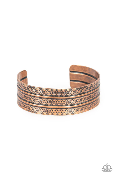 Absolute Amazon (Copper Bracelet) by Paparazzi Accessories