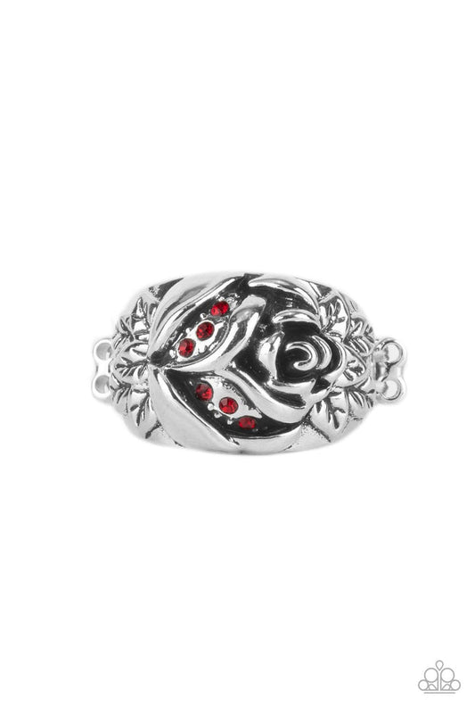Rose Garden Refinement (Red Ring) by Paparazzi Accessories