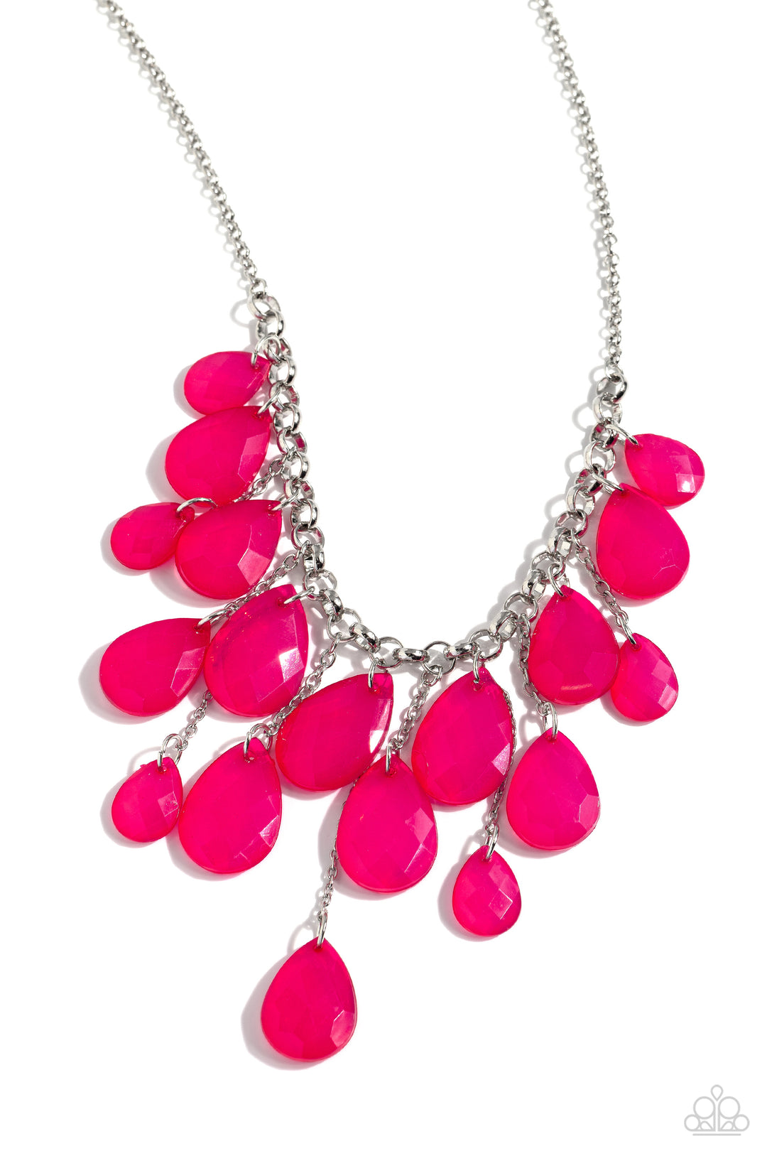 Front Row Flamboyance (Pink Necklace) by Paparazzi Accessories