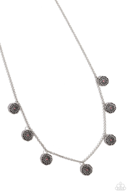Prairie Perennial (Pink Necklace) by Paparazzi Accessories