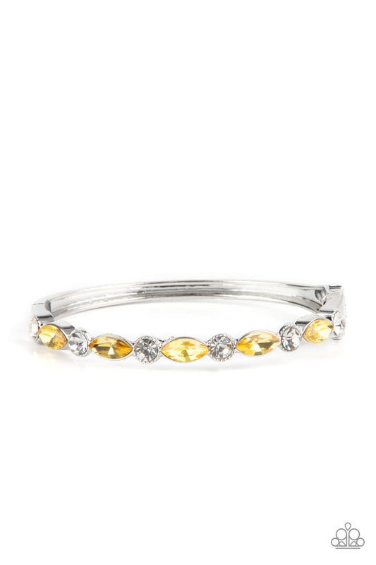 Petitely Powerhouse (Yellow Bracelet) by Paparazzi Accessories