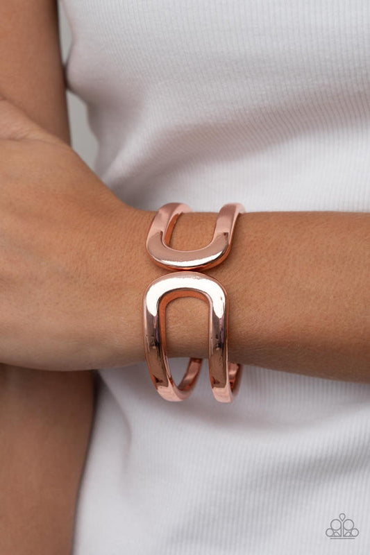 Industrial Empress (Copper Bracelet) by Paparazzi Accessories