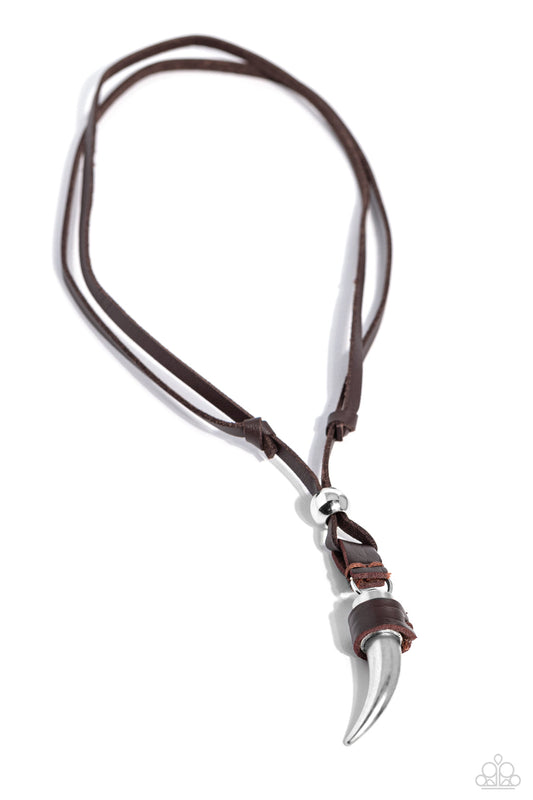 Show Your Claws (Brown Necklace) by Paparazzi Accessories