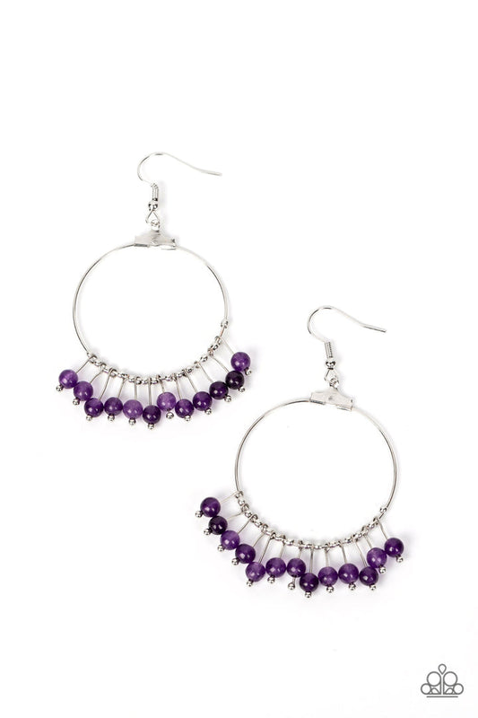 Free Your Soul (Purple Earrings) by Paparazzi Accessories