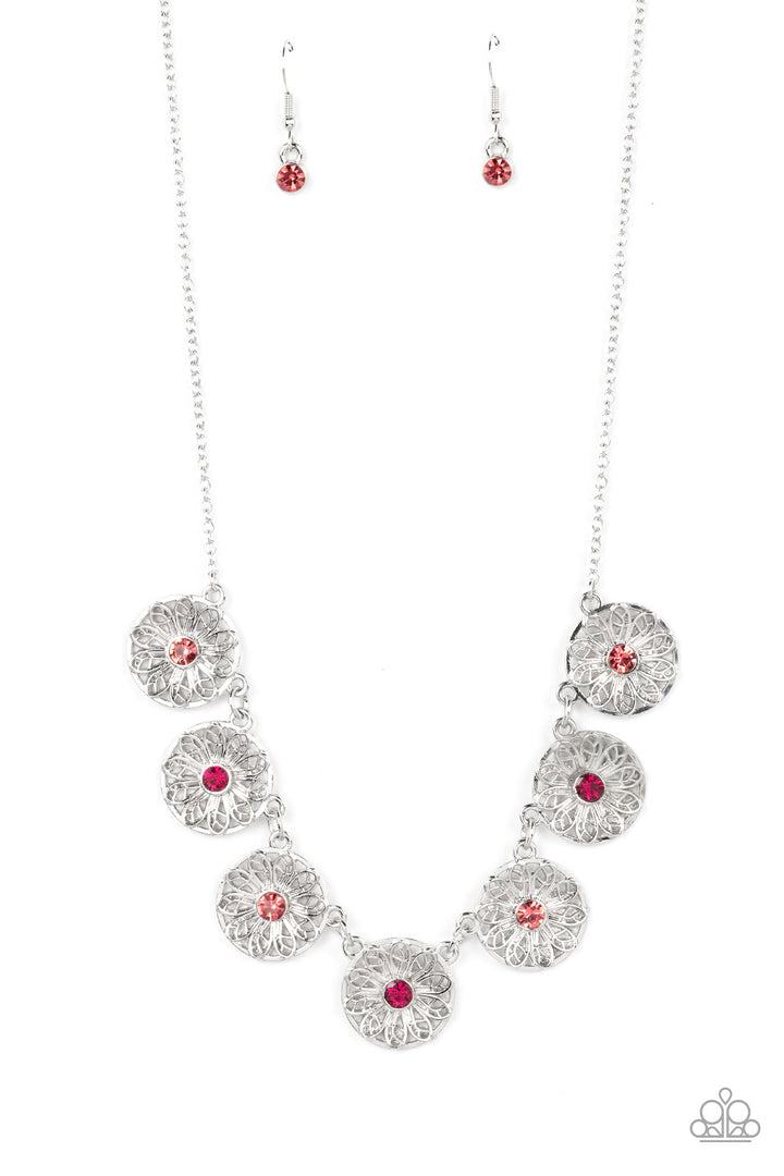 Garden Greetings (Pink Necklace) by Paparazzi Accessories