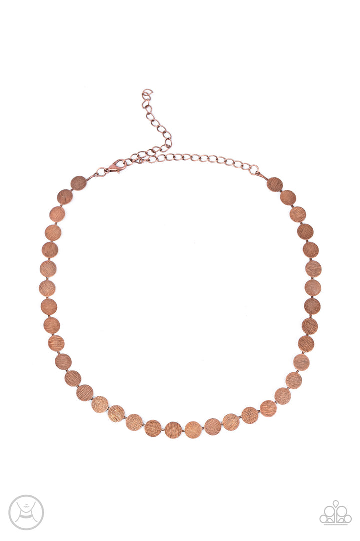 Flash Mob Flicker (Copper Necklace) by Paparazzi Accessories