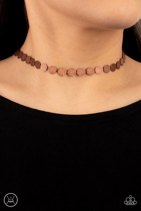 Flash Mob Flicker (Copper Necklace) by Paparazzi Accessories