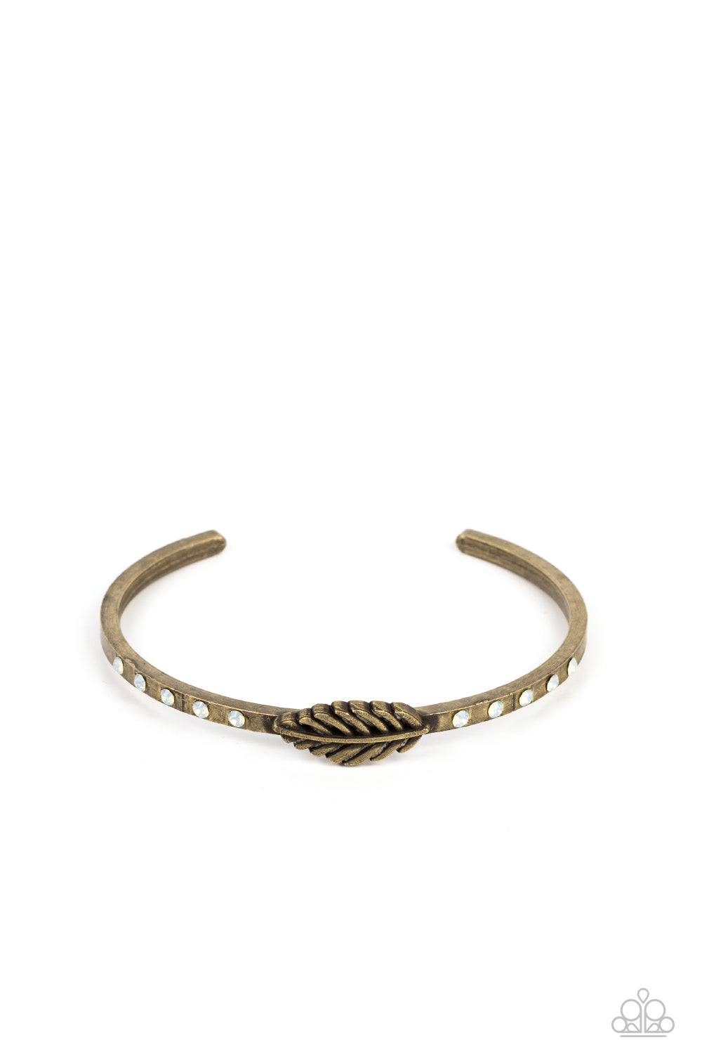 Free-Spirited Shimmer (Brass Bracelet) by Paparazzi Accessories