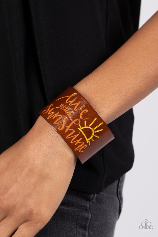 Sunshine Season (Orange Bracelet) by Paparazzi Accessories