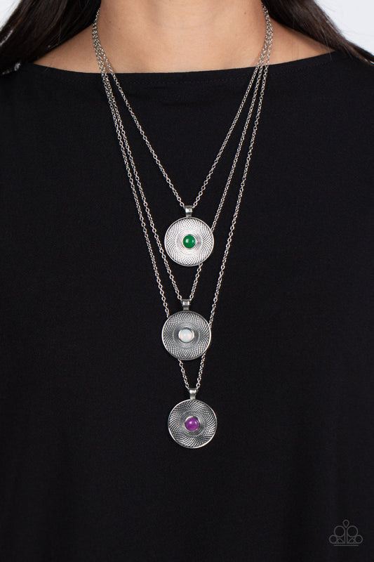Geographic Grace (Purple Necklace) by Paparazzi Accessories