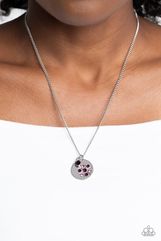Dandelion Delight (Purple Necklace) by Paparazzi Accessories