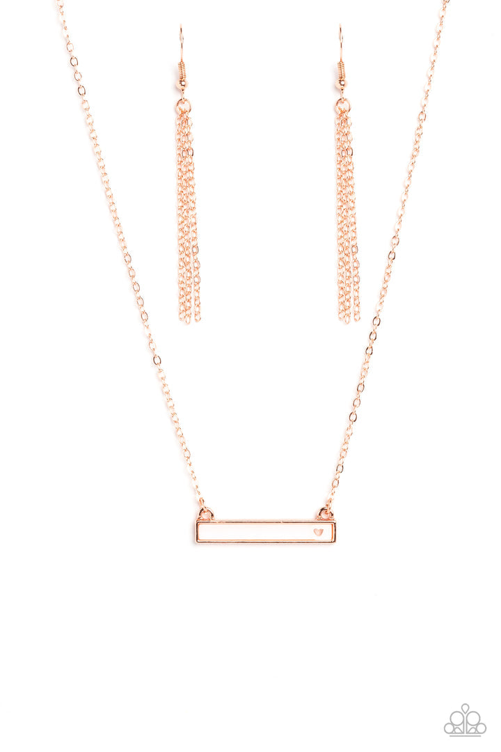 Devoted Darling (Copper Necklace) by Paparazzi Accessories