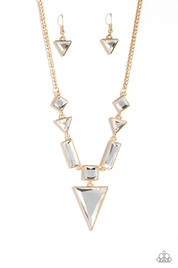 Fetchingly Fierce (Gold Necklace) by Paparazzi Accessories