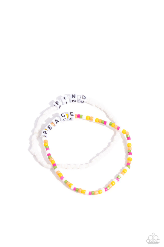 Finding Peace (Multicolored Bracelet) by Paparazzi Accessories
