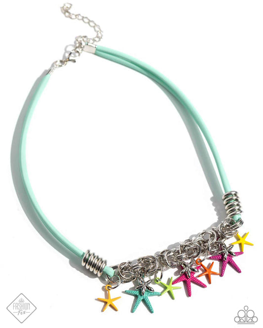 Starfish Me Luck (Multicolored Necklace) by Paparazzi Accessories