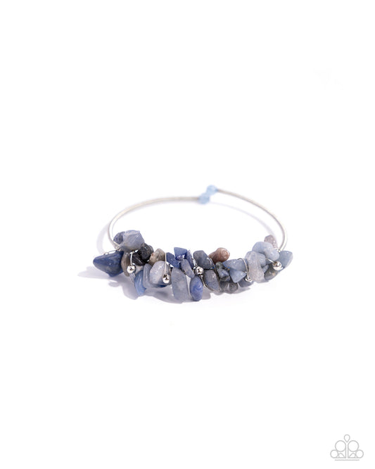 Dainty Deconstruction (Blue Bracelet) by Paparazzi Accessories