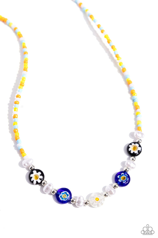 Trendy Tutor (Yellow Necklace) by Paparazzi Accessories