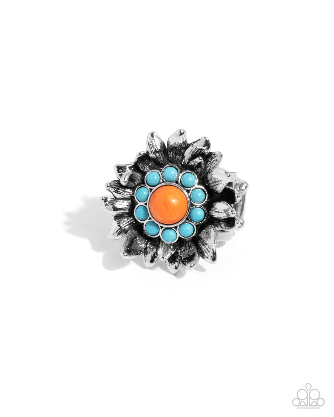 Screening Sunflower (Orange Ring) by Paparazzi Accessories