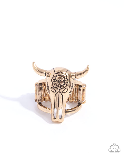 Whimsical Wildlife (Gold Ring) by Paparazzi Accessories