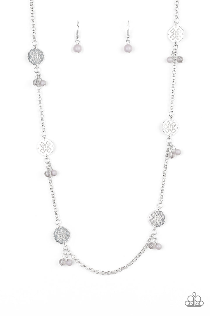 Color Boost (Silver Necklace) by Paparazzi Accessories