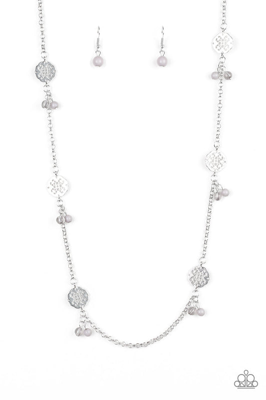 Color Boost (Silver Necklace) by Paparazzi Accessories