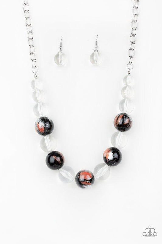 Torrid Tide (Orange Necklace) by Paparazzi Accessories
