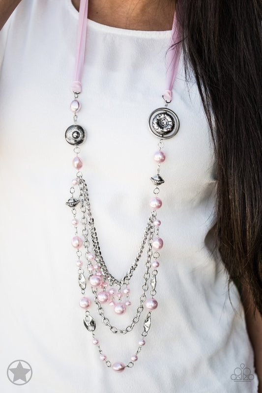 All The Trimmings (Pink Necklace) by Paparazzi Accessories