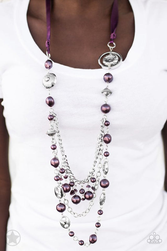 All The Trimmings (Purple Necklace) by Paparazzi Accessories
