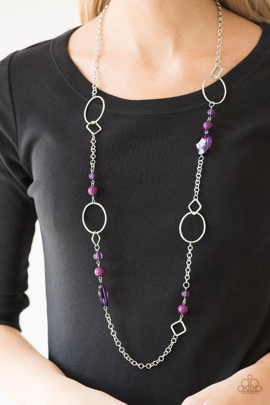 Very Visionary (Purple Necklace) by Paparazzi Accessories