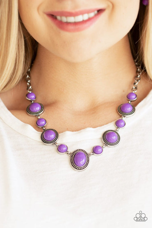 Voyager Vibes (Purple Necklace) by Paparazzi Accessories