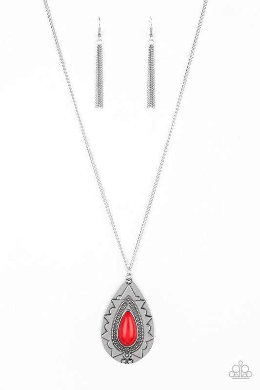 Sedona Solstice (Red Necklace) by Paparazzi Accessories