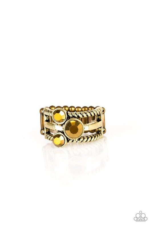 Head In The Stars (Brass Ring) by Paparazzi Accessories